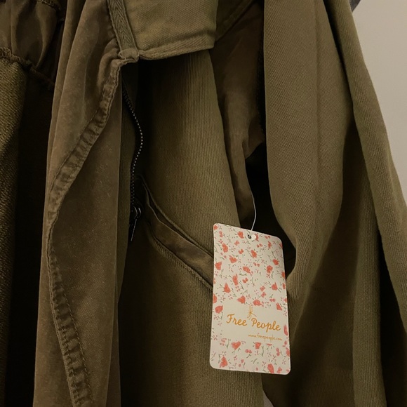 Free People Olive Jacket - Picture 6 of 7